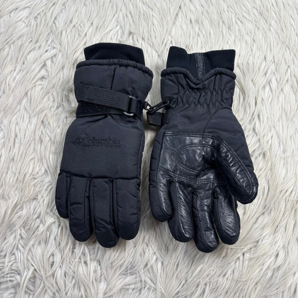 Columbia Youth XL Black Snow Winter Gloves Skiing Snowboarding